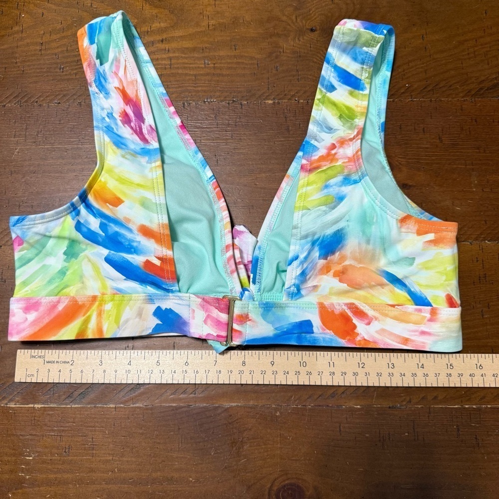 Colorful Abstract Bikini Top - Picture 7 of 8